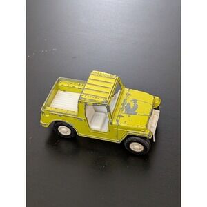 Vtg Tootsietoy Diecast & Plastic Off Road Pick-Up Truck Hitch Toy Vehicle Green